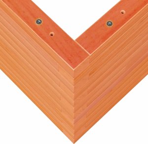 vidaXL Donica ogrodowa, woskowy brąz, 110x40x45,5 cm, drewno sosnowe 8