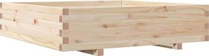 vidaXL Donica ogrodowa, 100x100x26,5 cm, lite drewno sosnowe 2