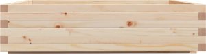 vidaXL Donica ogrodowa, 100x100x26,5 cm, lite drewno sosnowe 6