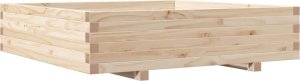 vidaXL Donica ogrodowa, 100x100x26,5 cm, lite drewno sosnowe 7