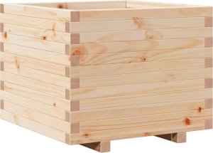 vidaXL Donica ogrodowa, 60x60x49,5 cm, lite drewno sosnowe 7