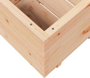 vidaXL Donica ogrodowa, 60x60x49,5 cm, lite drewno sosnowe 8