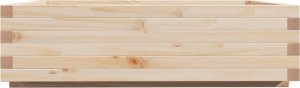 vidaXL Donica ogrodowa, 90x90x26,5 cm, lite drewno sosnowe 6