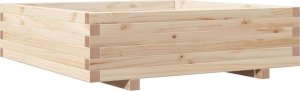 vidaXL Donica ogrodowa, 90x90x26,5 cm, lite drewno sosnowe 7