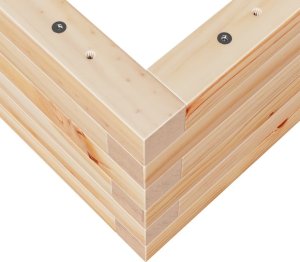 vidaXL Donica ogrodowa, 90x60x23 cm, lite drewno sosnowe 8