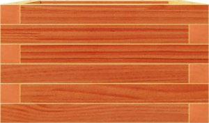 vidaXL Donica ogrodowa, woskowy brąz, 40x40x23 cm, lite drewno sosnowe 5