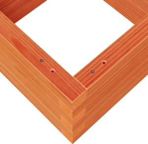 vidaXL Donica ogrodowa, woskowy brąz, 40x40x23 cm, lite drewno sosnowe 8