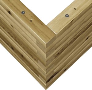 vidaXL Donica ogrodowa, 90x60x45,5 cm, impregnowane drewno sosnowe 8