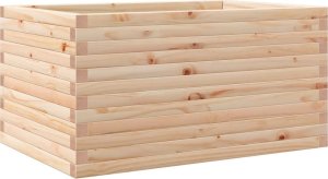 vidaXL Donica ogrodowa, 90x60x45,5 cm, lite drewno sosnowe 2