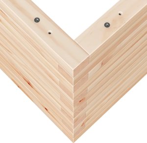 vidaXL Donica ogrodowa, 90x60x45,5 cm, lite drewno sosnowe 8