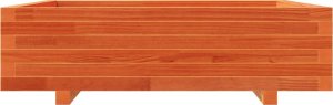 vidaXL Donica ogrodowa, woskowy brąz, 90x90x26,5 cm, drewno sosnowe 5