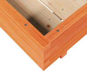 vidaXL Donica ogrodowa, woskowy brąz, 90x90x26,5 cm, drewno sosnowe 8