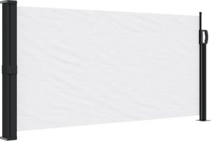 vidaXL Zwijana markiza boczna, biała, 100x500 cm 2