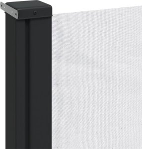 vidaXL Zwijana markiza boczna, biała, 100x500 cm 7