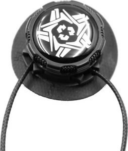 ATL DA206A Sznurowadła zapinka obrotowa       czarne 2