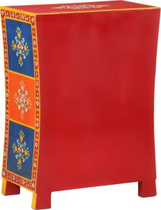 vidaXL Ręcznie malowana szafka, 54x30x74 cm, drewno mango 6