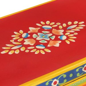 vidaXL Ręcznie malowana szafka, 54x30x74 cm, drewno mango 8