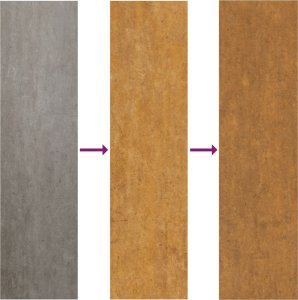 vidaXL Furtka ogrodowa, 85x75 cm, stal kortenowska, motyw drzewa 9