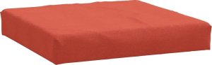 vidaXL Poduszka na paletę, czerwony melanż, 60x60x10 cm, tkanina 2