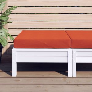 vidaXL Poduszka na paletę, czerwony melanż, 60x60x10 cm, tkanina 3