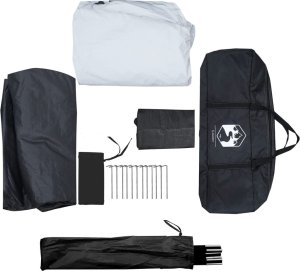 Namiot turystyczny vidaXL Namiot turystyczny, 6-os., biały, zaciemniany, wodoszczelny 12