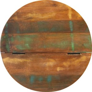 vidaXL Stolik kawowy, biały, 50x27 cm, drewno z odzysku 5