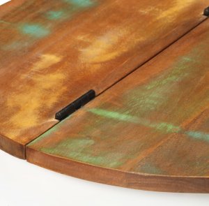 vidaXL Stolik kawowy, biały, 50x27 cm, drewno z odzysku 7