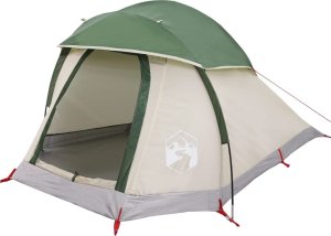 Namiot turystyczny vidaXL Namiot turystyczny, 1-os., kopułowy, zielony, wodoszczelny 4