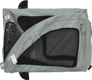 vidaXL Przyczepka rowerowa dla zwierząt, tkanina Oxford i żelazo 9