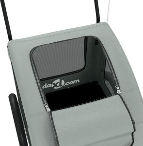 vidaXL Przyczepka rowerowa dla zwierząt, tkanina Oxford i żelazo 10