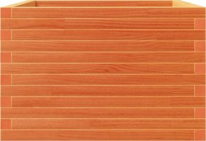 vidaXL Donica ogrodowa, woskowy brąz, 70x70x46 cm, lite drewno sosnowe 5