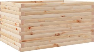 vidaXL Donica ogrodowa, 90x60x46 cm, lite drewno sosnowe 2