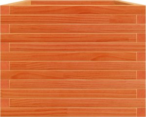 vidaXL Donica ogrodowa, woskowy brąz, 90x60x46 cm, lite drewno sosnowe 6