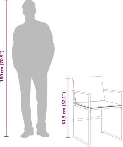 vidaXL 11-cz. zestaw mebli ogrodowych z poduszkami, biały, textilene 9