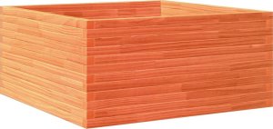 vidaXL Donica ogrodowa, woskowy brąz, 100x100x46 cm, drewno sosnowe 2