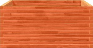 vidaXL Donica ogrodowa, woskowy brąz, 100x100x46 cm, drewno sosnowe 5