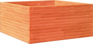 vidaXL Donica ogrodowa, woskowy brąz, 100x100x46 cm, drewno sosnowe 7