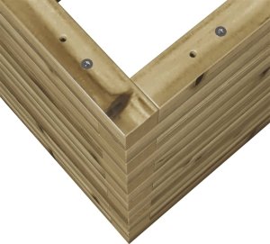 vidaXL Donica ogrodowa, 90x60x46 cm, impregnowane drewno sosnowe 8