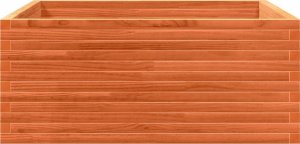 vidaXL Donica ogrodowa, woskowy brąz, 110x110x46 cm, drewno sosnowe 5