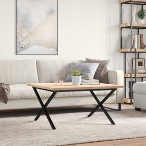 vidaXL Stolik kawowy z nogami w kształcie litery X, 90x90x45,5 cm 3