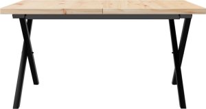 vidaXL Stolik kawowy z nogami w kształcie litery X, 90x90x45,5 cm 4