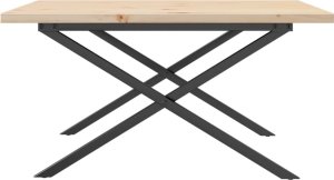 vidaXL Stolik kawowy z nogami w kształcie litery X, 90x90x45,5 cm 5