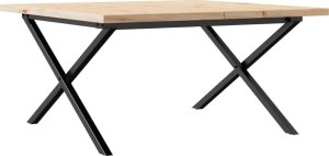 vidaXL Stolik kawowy z nogami w kształcie litery X, 90x90x45,5 cm 6