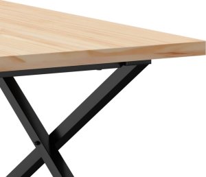 vidaXL Stolik kawowy z nogami w kształcie litery X, 90x90x45,5 cm 7