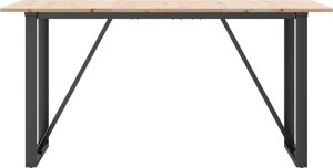 vidaXL Stół jadalniany z czworokątnymi nogami, 140x80x75 cm 4