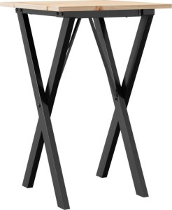 vidaXL Stół jadalniany z nogami w kształcie litery X, 50x50x75 cm 2