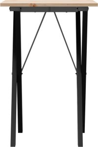 vidaXL Stół jadalniany z nogami w kształcie litery X, 50x50x75 cm 4