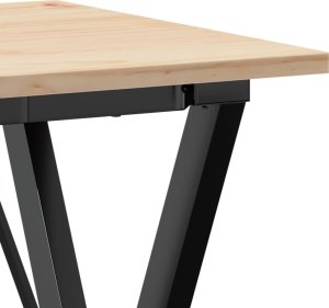 vidaXL Stół jadalniany z nogami w kształcie litery X, 50x50x75 cm 7