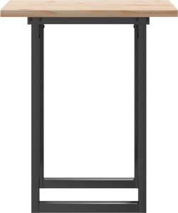 vidaXL Stół jadalniany z czworokątnymi nogami, 70x70x75,5 cm 5