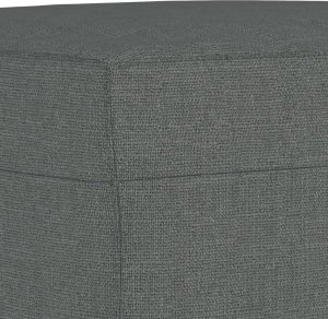 vidaXL 3-cz. komplet wypoczynkowy, ciemnoszary, obity tkaniną 7